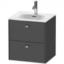 Тумба графит матовый 52 см Duravit Brioso BR430901049 Тумба графит матовый 52 см Duravit Brioso BR430901049