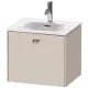 Купить Тумба тауп матовый 52 см Duravit Brioso BR420901091 в магазине сантехники Santeh-Crystal.ru