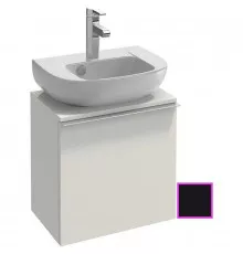 Тумба черный матовый 45,2 см шарниры слева Jacob Delafon Odeon Up EB999G-M61
