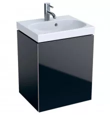 Тумба черный глянец/черный матовый 44,5 см Geberit Acanto 500.608.16.1