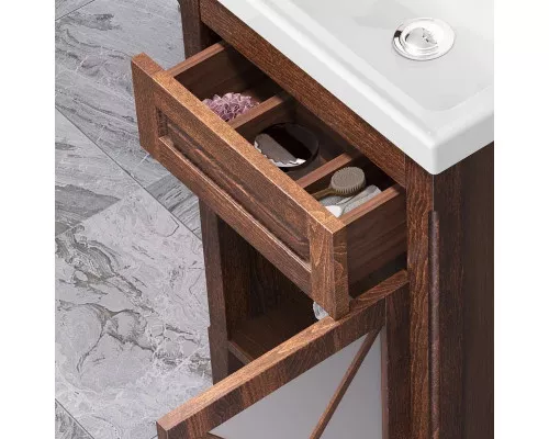 Приобрести Комплект мебели светлый орех 50 см R Opadiris Палермо в магазине сантехники Santeh-Crystal.ru