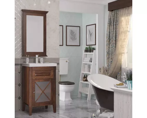 Приобрести Комплект мебели светлый орех 50 см R Opadiris Палермо в магазине сантехники Santeh-Crystal.ru