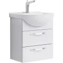 Тумба с раковиной белый глянец 50 см Aqwella Allegro Agr.01.05/2 + 4620008195766 Тумба с раковиной белый глянец 50 см Aqwella Allegro Agr.01.05/2 + 4620008195766