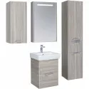 Комплект мебели дуб фьорд 50 см Акватон Сильва 1A211701SIW60 + 1WH302184 + 1A215502SIW6L Комплект мебели дуб фьорд 50 см Акватон Сильва 1A211701SIW60 + 1WH302184 + 1A215502SIW6L