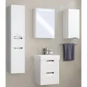 Комплект мебели дуб полярный 50 см Акватон Сильва 1A211701SIW70 + 1WH302184 + 1A215502SIW7L Комплект мебели дуб полярный 50 см Акватон Сильва 1A211701SIW70 + 1WH302184 + 1A215502SIW7L