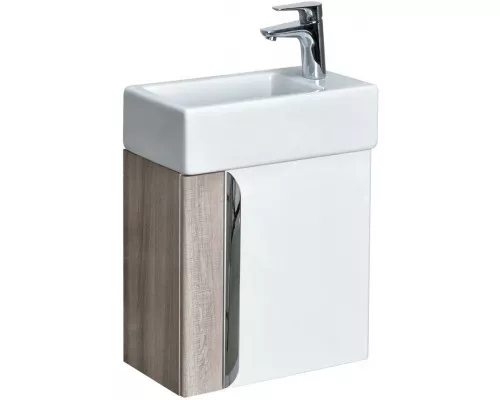 Заказать Комплект мебели белый глянец/ясень шимо 46 см Акватон Вита 1A221401VTD70 + 1WH301972 + 1A221902VT010 в магазине сантехники Santeh-Crystal.ru