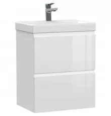 Тумба белый глянец 47,6 см Cersanit Moduo Slim 64124