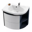 Тумба 78 см strip onyx/белый Ravak SDU Rosa Comfort L X000000312