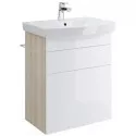 Тумба белый/ясень 55,4 см Cersanit Smart SU-SMA-CA60/WH