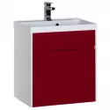 Тумба белый/бордо 59 см Aquanet Латина 00179936 Тумба белый/бордо 59 см Aquanet Латина 00179936
