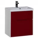 Тумба белый/бордо 59 см Aquanet Латина 00179938 Тумба белый/бордо 59 см Aquanet Латина 00179938