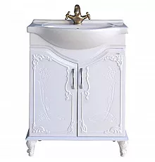 Тумба с раковиной белый глянец 66,5 см Atoll Барселона