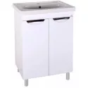 Тумба белый 56 см ASB-Mebel Мессина квадро