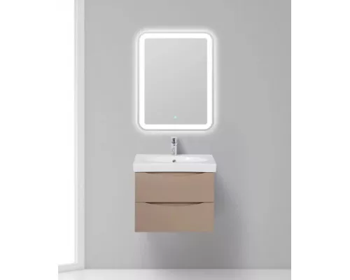 Купить Тумба Capucino Lucido 57,4 см BelBagno Fly FLY-600-2C-SO-CL-P в магазине сантехники Santeh-Crystal.ru