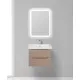 Купить Тумба Capucino Lucido 57,4 см BelBagno Fly FLY-600-2C-SO-CL-P в магазине сантехники Santeh-Crystal.ru