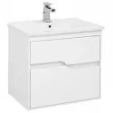Тумба белый глянец 62 см Aquanet Модена 00198485