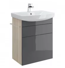 Тумба серый/ясень 55,4 см Cersanit Smart SU-SMA-CA60/Gr
