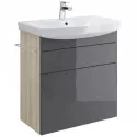 Тумба серый/ясень 64,5 см Cersanit Smart SU-SMA-CA70/Gr
