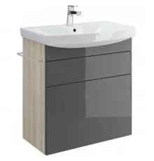 Тумба серый/ясень 64,5 см Cersanit Smart SU-SMA-CA70/Gr