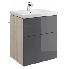 Тумба серый/ясень 59,8 см Cersanit Smart SU-SMA-CO60/Gr