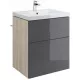 Купить Тумба серый/ясень 59,8 см Cersanit Smart SU-SMA-CO60/Gr в магазине сантехники Santeh-Crystal.ru
