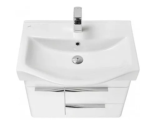 Заказать Тумба с раковиной белый глянец 65 см Акватон Беверли 1A2353K0BV010 в магазине сантехники Santeh-Crystal.ru