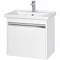 Тумба с раковиной белый глянец 60 см Акватон Капри 1A2301K1KP010