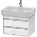 Тумба белый глянец 65 см Duravit Ketho KT662402222 Тумба белый глянец 65 см Duravit Ketho KT662402222