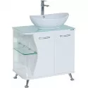 Тумба с раковиной белый глянец 71 см Bellezza Рио 4633611241010 + 4620008193823 Тумба с раковиной белый глянец 71 см Bellezza Рио 4633611241010 + 4620008193823