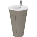 Тумба каменно-серый шелковисто-матовый 56 см Duravit Starck S1952009292