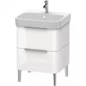 Тумба белый глянец 57,5 см Duravit Happy D.2 H2637102222 Тумба белый глянец 57,5 см Duravit Happy D.2 H2637102222