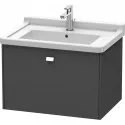 Тумба графит матовый 67 см Duravit Brioso BR404101049 Тумба графит матовый 67 см Duravit Brioso BR404101049