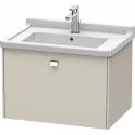 Тумба тауп матовый 67 см Duravit Brioso BR404101091