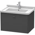 Тумба графит матовый 67 см Duravit Brioso BR404104949 Тумба графит матовый 67 см Duravit Brioso BR404104949