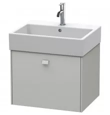 Тумба бетонно-серый матовый 58,4 см Duravit Brioso BR405300707