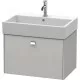 Заказать Тумба бетонно-серый матовый 68,4 см Duravit Brioso BR405401007 в магазине сантехники Santeh-Crystal.ru
