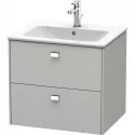 Тумба бетонно-серый матовый 62 см Duravit Brioso BR410101007