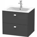 Тумба графит матовый 62 см Duravit Brioso BR410101049 Тумба графит матовый 62 см Duravit Brioso BR410101049