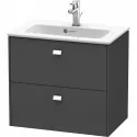 Тумба графит матовый 62 см Duravit Brioso BR411001049 Тумба графит матовый 62 см Duravit Brioso BR411001049