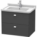 Тумба графит матовый 67 см Duravit Brioso BR414101049 Тумба графит матовый 67 см Duravit Brioso BR414101049