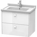 Тумба белый глянец 67 см Duravit Brioso BR414102222 Тумба белый глянец 67 см Duravit Brioso BR414102222