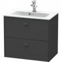 Тумба графит матовый 62 см Duravit Brioso BR411004949 Тумба графит матовый 62 см Duravit Brioso BR411004949