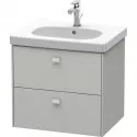 Тумба бетонно-серый матовый 62 см Duravit Brioso BR414500707
