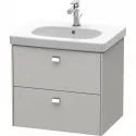 Тумба бетонно-серый матовый 62 см Duravit Brioso BR414501007