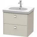 Тумба тауп матовый 62 см Duravit Brioso BR414501091