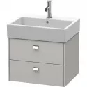 Тумба бетонно-серый матовый 58,4 см Duravit Brioso BR415301007