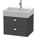 Тумба графит матовый 58,4 см Duravit Brioso BR415301049 Тумба графит матовый 58,4 см Duravit Brioso BR415301049