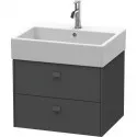 Тумба графит матовый 58,4 см Duravit Brioso BR415304949 Тумба графит матовый 58,4 см Duravit Brioso BR415304949