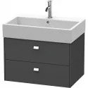 Тумба графит матовый 68,4 см Duravit Brioso BR415401049 Тумба графит матовый 68,4 см Duravit Brioso BR415401049