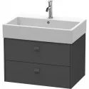Тумба графит матовый 68,4 см Duravit Brioso BR415404949 Тумба графит матовый 68,4 см Duravit Brioso BR415404949